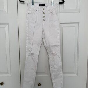 Bluenotes Emma High Rise White Jeggings – 27